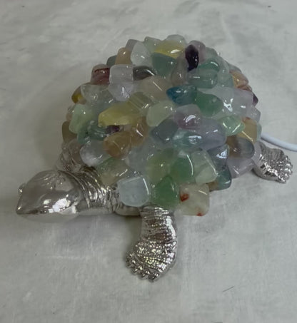 Rainbow Fluorite Turtle Colour Changing USB Lamp