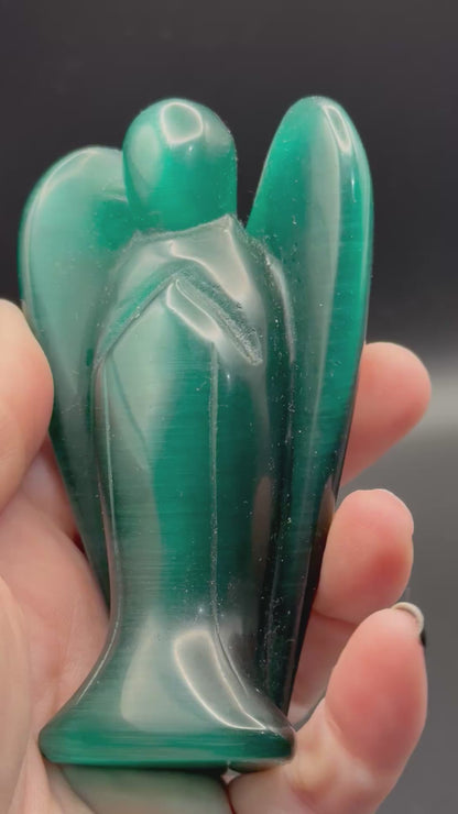 Emerald Green Cats Eye Angel