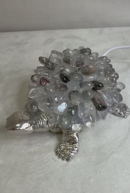 Garden Quartz Turtle Colour Changing USB Lamp